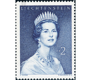 Postal stamp / prince couple  - Liechtenstein 1960 - 200 Rappen