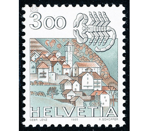 Postal stamp - Scorpio  - Switzerland 1985 - 300 Rappen