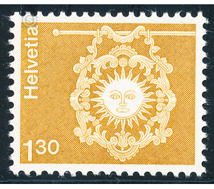 Postal stamp sign  - Switzerland 1973 - 130 Rappen
