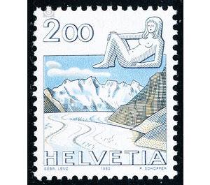 Postal stamp - Virgo  - Switzerland 1983 - 200 Rappen