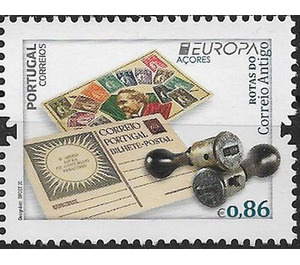 Postcards and Hand Canceller - Portugal / Azores 2020 - 0.86