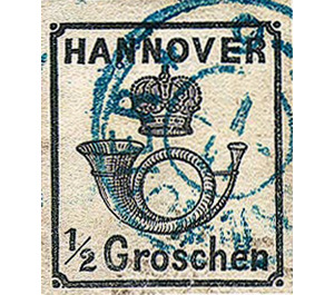 Posthorn - Germany / Old German States / Hannover 1860