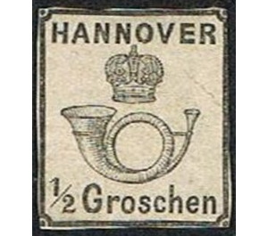 Posthorn - Germany / Old German States / Hannover 1862