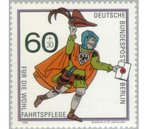 Postman (15th century) - Germany / Berlin 1989