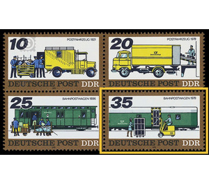 Posttransport earlier and today  - Germany / German Democratic Republic 1978 - 35 Pfennig