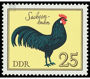 poultry breeds  - Germany / German Democratic Republic 1979 - 25 Pfennig