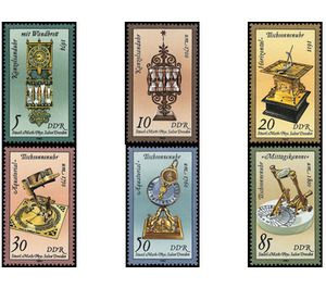 Precious sand and sundials  - Germany / German Democratic Republic 1983 Set