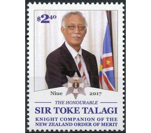 Prime Minister Sir Toke Talagi - Polynesia / Niue 2017 - 2.40