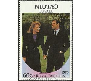 Prince Andrew and Sarah Ferguson - Polynesia / Tuvalu, Niutao 1986