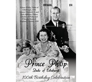 Prince Philip, Duke Of Edinburgh, Birth Centenary - Caribbean / Grenada 2021