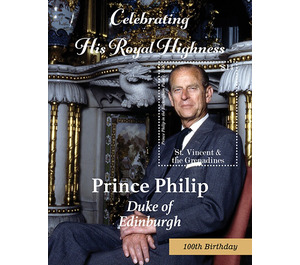 Prince Philip, Duke of Edinburgh, Birth Centenary - Caribbean / Saint Vincent and The Grenadines 2021