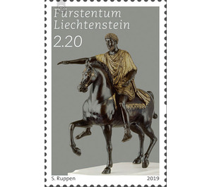 Princely Treasures: Sculptures of Antico, Equestrian Statue of Marc Aurel - Series: Princely Treasures  - Liechtenstein 2019 - 220 Rappen