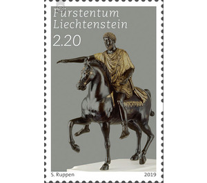 Princely Treasures: Sculptures of Antico, Equestrian Statue of Marc Aurel - Series: Princely Treasures  - Liechtenstein 2019 - 220 Rappen