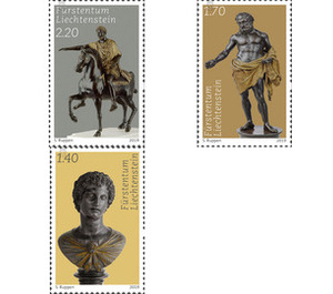 Princely Treasures: Sculptures of Antico, Equestrian Statue of Marc Aurel - Series: Princely Treasures  - Liechtenstein 2019 Set