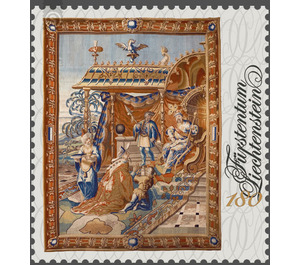Princely treasures: Tapestries - The Scholar before the Great Mogul  - Liechtenstein 2018 - 180 Rappen