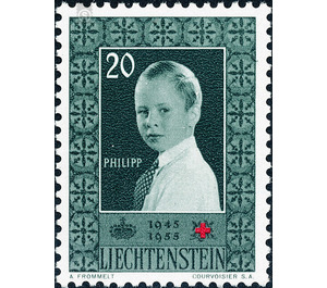 Princes and princesses  - Liechtenstein 1955 - 20 Rappen