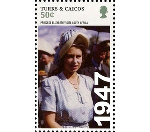 Princess Elizabeth visits South Africa (1947) - Caribbean / Turks and Caicos Islands 2015 - 50