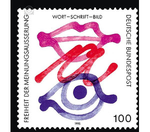 Principles of Democracy (7): Freedom of expression  - Germany / Federal Republic of Germany 1995 - 100 Pfennig