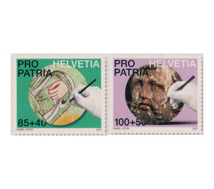 Pro Patria 2021 - Craftsmanship, Cultural Heritage - Switzerland 2021 Set