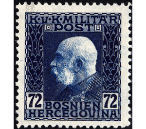 profile  - Austria / k.u.k. monarchy / Bosnia Herzegovina 1912 - 72 Heller