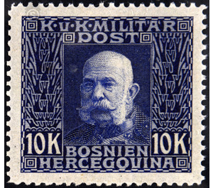 profile  - Austria / k.u.k. monarchy / Bosnia Herzegovina 1914 - 10 Krone