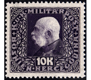 profile  - Austria / k.u.k. monarchy / Bosnia Herzegovina 1916 - 10 Krone