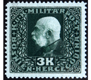 profile  - Austria / k.u.k. monarchy / Bosnia Herzegovina 1916 - 3 Krone