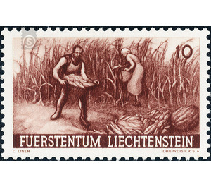 Promotion of agriculture  - Liechtenstein 1941 - 10 Rappen