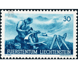 Promotion of agriculture  - Liechtenstein 1941 - 30 Rappen