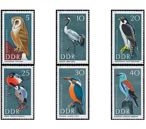 Protected birds  - Germany / German Democratic Republic 1967 Set