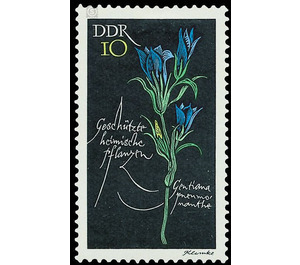 Protected native plants  - Germany / German Democratic Republic 1966 - 10 Pfennig