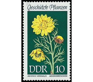 Protected native plants  - Germany / German Democratic Republic 1969 - 10 Pfennig