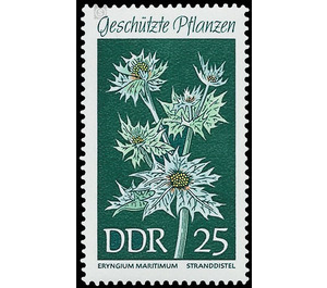 Protected native plants  - Germany / German Democratic Republic 1969 - 25 Pfennig