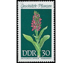 Protected native plants  - Germany / German Democratic Republic 1969 - 30 Pfennig