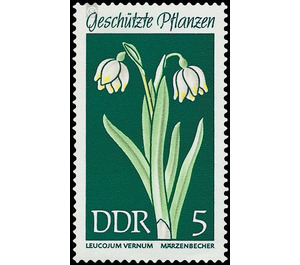 Protected native plants  - Germany / German Democratic Republic 1969 - 5 Pfennig