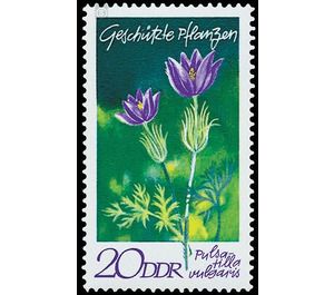 Protected native plants  - Germany / German Democratic Republic 1970 - 20 Pfennig