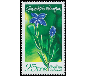 Protected native plants  - Germany / German Democratic Republic 1970 - 25 Pfennig