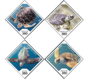 Protected Sea Life: Turtles (2021) - South Korea 2021 Set
