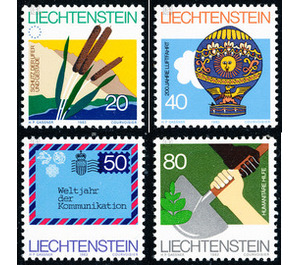 Protects the shore landscape  - Liechtenstein 1983 Set