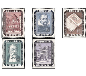 Protestant school  - Austria / II. Republic of Austria 1953 Set