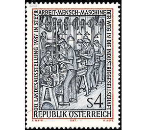 Provincial exhibition  - Austria / II. Republic of Austria 1987 - 4 Shilling