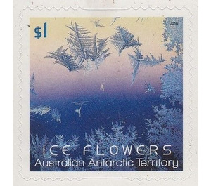 Purple-blue Ice Flower - Australian Antarctic Territory 2016 - 1