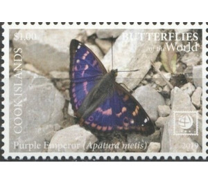 Purple Emperor (Apatura iris) - Polynesia / Cook Islands 2020 - 1