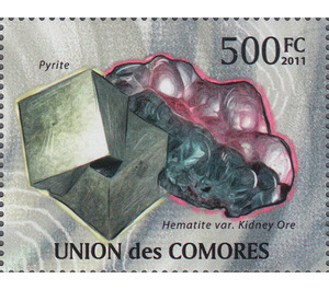 Pyrite and Hematite - East Africa / Comoros 2011 - 500