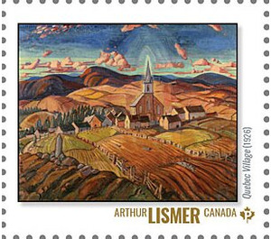 "Quebec Village" by Arthur Lismer - Canada 2020