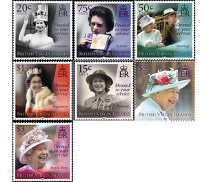 Queen Elizabeth II, 95th Birthday (2021) - Caribbean / British Virgin Islands 2021 Set