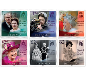 Queen Elizabeth II, 95th Birthday (2021) - Great Britain / British Territories / Isle of Man 2021 Set