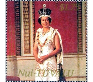 Queen Elizabeth II bride - Polynesia / Tuvalu, Nui 1987