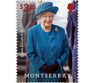 Queen Elizabeth II - Caribbean / Montserrat 2016 - 3.25