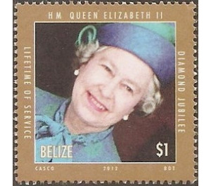 Queen Elizabeth II, Diamond Jubilee - Central America / Belize 2012 - 1
